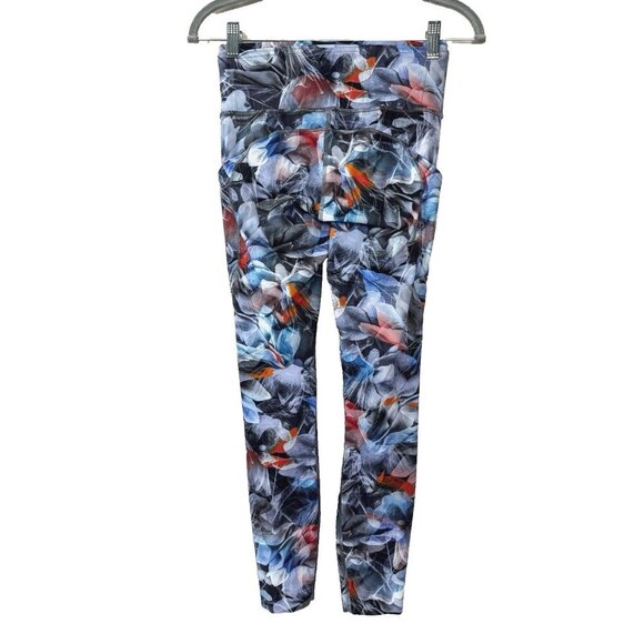 Lululemon Fast Free HR Tight 25" Floral Leggings Size 4 Gym Running Pockets - Picture 3 of 11